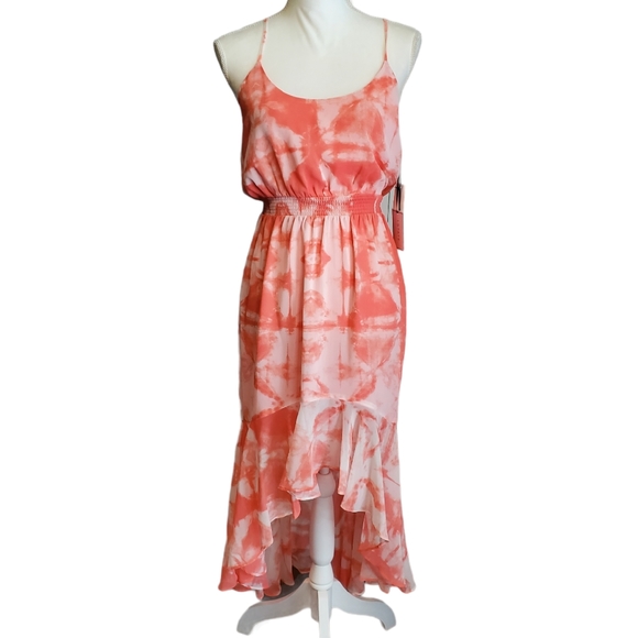 NWT 1.State Tie Dye Desert Oasis Dress Cactus Bud - Picture 2 of 11